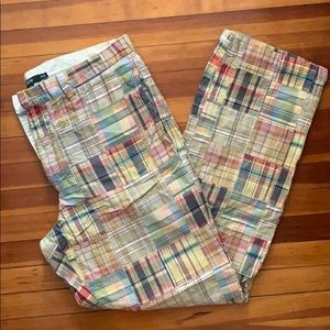 J. Crew Madras chinos sz 34x32